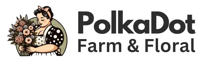 PolkaDot Farm & Floral logo